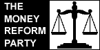 Half and half Money Reform Party Logo